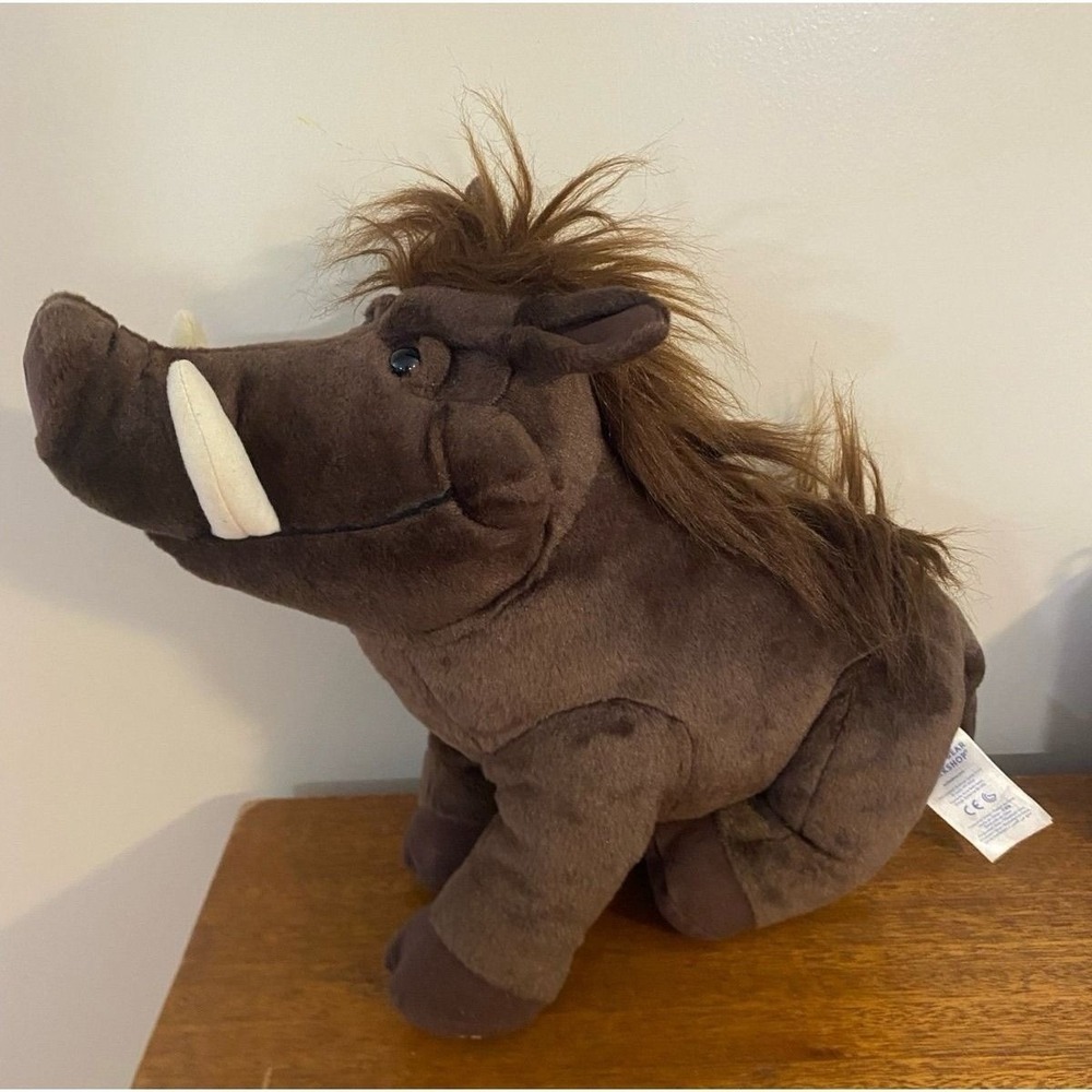 Build-A-Bear Pumbaa Plush Disney The Lion King Toy B.A.B Soft Toy Brown Boar 17"